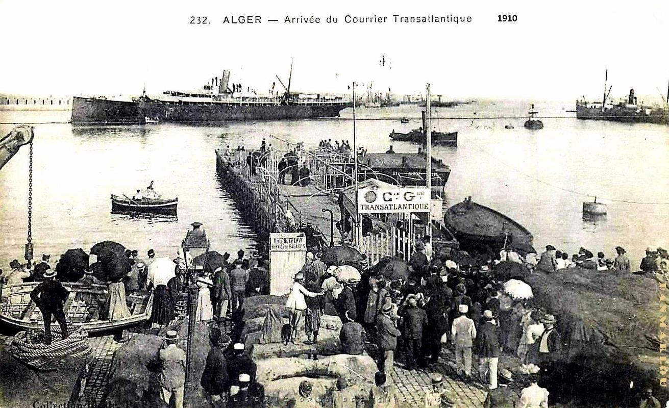 Alger - Arrivee du Courrier Transatlantique - 1910.jpg